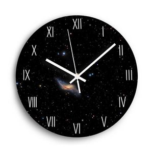 Wall Clocks Decorative Clock Mute Clockwork Night Starry Sky Acrylic 3D DIY Modern Design For Living Room Kitchen Watch