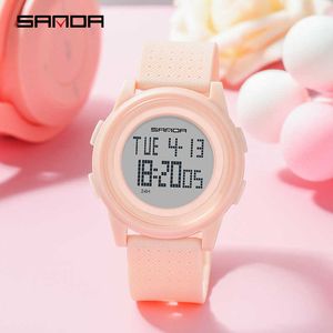 Sanda Top Marka Outdoor Sports Męskie Zegarki Wielofunkcyjne Wodoodporne Digital Male Clock Chronograph Led Watch Relogio Masculino G1022