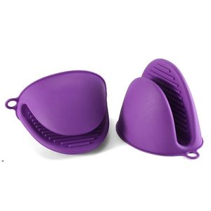 Luvas de Isolamento Silicone Anti Quente Clipe Microondas Forno Especial Silicone Luvas Cozinha Ferramentas ZZE8042