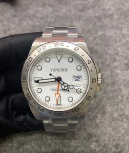 Designer Watches Roll X Factory Top 42mm White Dial Men's Automatic Mechaincal 2813 Movement Watch Men 216570 Watches Sport Sapphire Glass Explorer Wristwatches