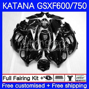 Suzuki Katana GSX600F GSXF750 GSXF 600 750 CC GSXF-600 18NO.0 GSX750F 600cc 750cc 03 04 05 06 07 GSXF600 GSXF-750 2003 2004 2005 2006 2007 Vücut Fabrikası Siyah