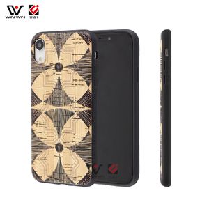 Cork For iPhone 6 7 8 Mobile Phone Cases Flower Pattern Custom Shockproof And Waterproof Back Cover Shell
