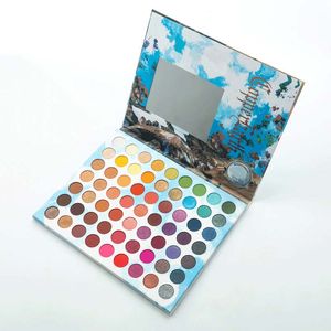 Long-Lasting Waterlight Natural Brighten Matte & Shimmer Eyeshadow Palette Makeup 63 Colors Eye Pressed Powder Cosmetics Smooth Easy To Wear DHL Free