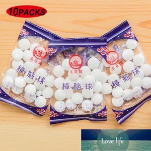 10 paczek Mothballs Anti-Formy Moth Repellent Camphor Ball Pest Control House Sypialni Szafa Dezodorizer Gospodarstwo domowe