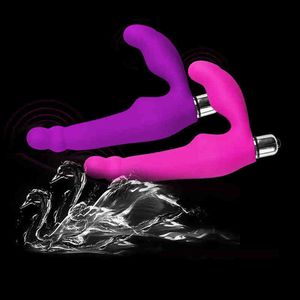 NXY Dildos Strapless Prostate Massager, with Dildo, Vibrator, Penis Strap, Sex Products, Women's Toys1210