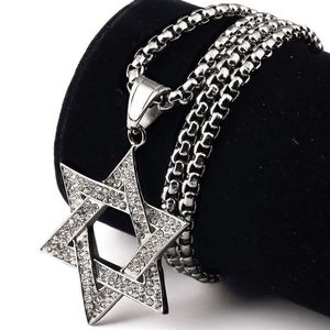 Ethnische Religion großhandel-Religion Stern von David Ethnische Halskette Hebräisch Je Schmuck Halskette