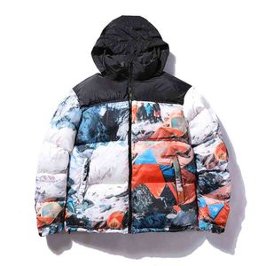 패션 남자 다운 코트 20FW 겨울 남성 자 켓 아래쪽 재킷 편지 Parkas 따뜻한 편지 자수 패턴 windproof