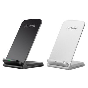 Caricabatterie wireless da 10 W Supporto standard QI Caricabatterie per telefono Dock Station di ricarica rapida per iPhone 12 X XS MAX XR 11 Pro 8 Samsung S20 S10 S9 Dropshipping