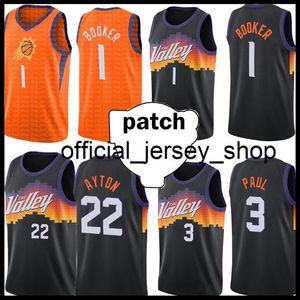 Devin 1 Booker Jersey Black Deandre 22 Ayton Chris 3 Paul Jerseys Retro Mesh Steve 13 Nash Charles 34 Barkley Jerseys 2021