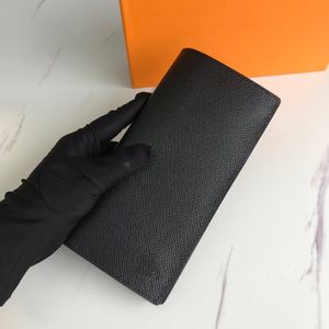 2021 New Fashion Men wallet High Quality Suit clip mens long wallets credit card holder business travel Purse with box