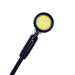 Spotlight LED mini palo montato 110 / 220V argento e nero 165 / 265mm lampade per gioielli, per gioielli vetrina contro la luce del contatore