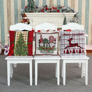 43cm * 43cm travesseiro de natal caso enfeites de boneca desaelevável travesseiros tampa de Papai Noel Padrão Home Almofada Capas Fronha