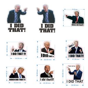 100pcs Biden I DID That US Presidential Campaign Sticker Joe Biden Funny Stickers Party Favor w-01370