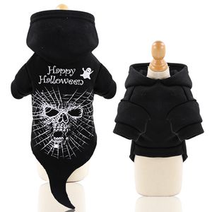 Dog Apparel Dogs Halloween Pumpkin Costume Puppy Cat Clothes Pet Cosplay Costumes for Holiday Party Kitten Winter Warm Outfits Hoodie Clothing A91