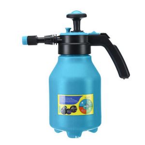 Watering Equipments 2L Blue Hand Druk Trigger Spray Fles Instelbare mondstuk Kop Manual Compressie Pomp Tuingereedschap Luchtcompressie Pomp