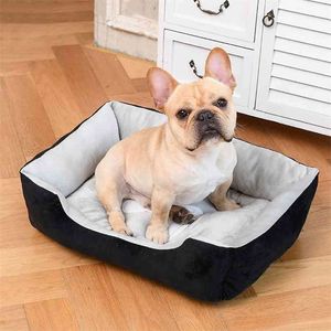 Camas de cão Sofá de casa com almofada tapete de pelúcia 15cm para pequenos cães médios grandes labradores gato pet cama dcppet gota 210924