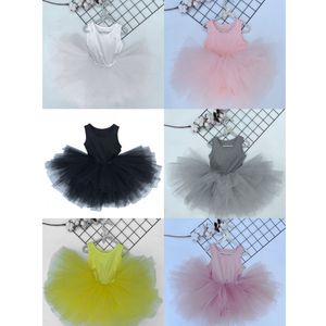 Fashion Girl Ballet TuTu Dresses Professional Kids Dancing Party Dress Performance Costume Princess Wedding Girl Skirt Clothing 20220305 H1