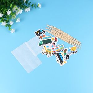 Wholesale car toppers for sale - Group buy Other Festive Party Supplies Vehicle Theme Cupcake Toppers Cartoon Car Decoration