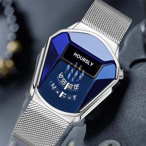 Armbanduhren Racing Concept Watch Exquisite dünner Riemen Cool Boy Armbanduhr Persönlichkeit Zeiger Quarzuhr Top Relogio