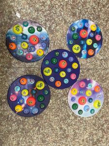 20 cm New Earth Fidget Toy Push Bubble Anti Stress Relief Spielzeug für Kinder Erwachsene Schreibtisch Sensory Auti