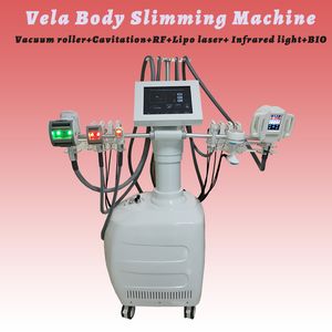 Vela Slimming Machine Body Line Shaping 40k Cavitation Vacuum Roller Face Massager Trattamento non invasivo a luce infrarossa