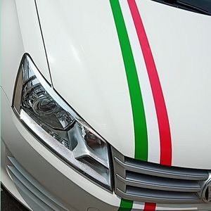 Wholesale car modify stickers for sale - Group buy Car Stickers Exterior Accessories GM Germany Italy France Tricolor Body Decorative Strips Blue and White Flower Modified