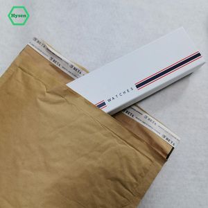 Envoltório de presente Hysen Trendy Classy 236mm * 279mm Biodegradável Mailer Mailer Mailing Kraft Honeycomb papel