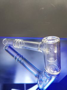 borbulhador de martelo de vidro borbulhador de percolador de vidro cachimbo de água apanhador de cinzas de mão cachimbos de fumo laboratórios para fumar mini narguilé dhping