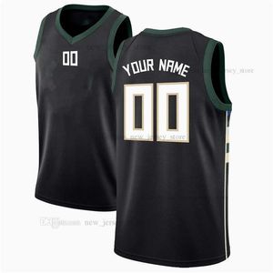 Tryckt anpassad DIY Design Basketballtröjor Anpassning Team Uniforms Skriv ut Personliga Brev Namn och Nummer Mens Kvinnor Kids Ungdom Milwaukee006