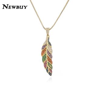 Pendant Necklaces BUY Vintage Leaf Charm Necklace For Women Men CZ Hip Hop Punk Style Jewelry Wholesale