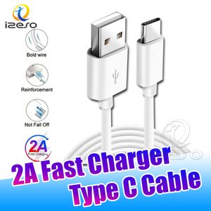 USB to Type C Cable OEM Quality 1m Fast Charging Cords Quick Phone Charger Cables for iPhone 15 14 12 Samsung Phones izeso