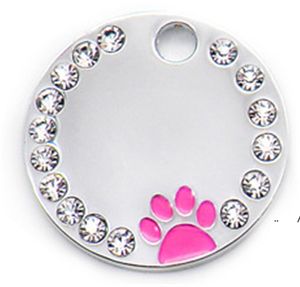 NEWAnti-lost Puppy Dog ID Tag Personalized Dogs Cats Name Tags Collars Necklaces Engraved Pet Nameplate Accessories EWE7305