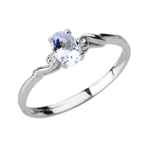 10K / 14K / 18K Gold Jewelry Proste Dign Ring Natural Moonstone Diomand Pierścionek zaręczynowy