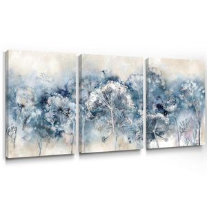 Paintings Dandelion Wall Art Canvas Painting Botanical Posters For Bedroom Blue White Bathroom Prints Modern Home Decor Farmhouse Picture