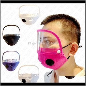 Моющиеся съемные хлопковые маски для женщин мужчины с клапаном и фильтром карманный слот для печати лица съемный экран глаз пластиковый четкий козырек крышка GTOWB