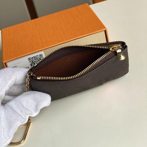 Luxury Coin Purse Designers Handväska kanfas Walltes Högkvalitativ dragkedja nyckelkorthållare Plånbok Män och Kvinnor Unisex High Quality Pures