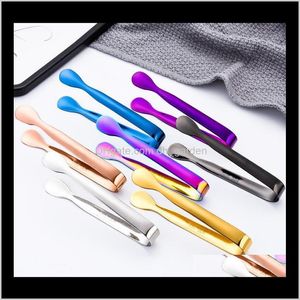 Other Tools Kitchen, Dining Home & Garden Drop Delivery 2021 Sugar Ice Stainless Steel Mini Serving Appetizers Tong Small Tongs For Tea Party