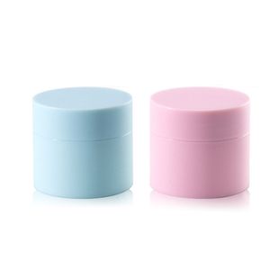 5G 15G 20G 30G 50g Verpackungsflaschen PP kosmetische Cremedosen mit Deckel leer Lotion Container Glas schwarz blau rosa weiß