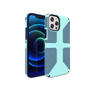 Dubbelfärg Shocksäker TPU PC-mobiltelefonfodral för iPhone 11 12 Pro Max Hybrid 2 i 1 bakstycke