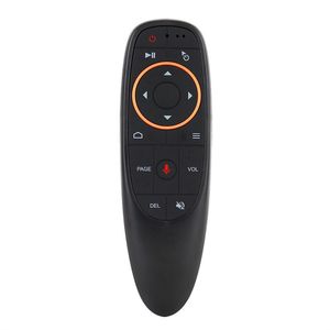 G10 G10S Pro Voice Remote Control 2.4G 무선 공기 마우스 자이로 스코프 IR Android TV Box 용 학습 HK1 H96 Max X96 Mini