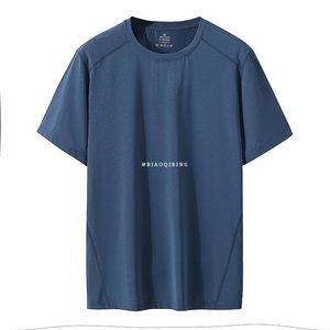 T-shirts T-shirts T-shirt T-shirt Män 2021 Korta ärmar Sommar Casual Mesh Bomull Plus Oversize 6XL 7XL 8XL Topp Tees Gym T-shirt Clothe