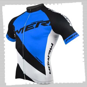 Bisiklet Jersey Pro Takım Merida Erkek Yaz Hızlı Kuru Spor Üniforma Dağ Bisikleti Gömlek Yol Bisiklet Üstleri Yarış Giyim Açık Spor Y21041243