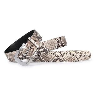 Belts Luxury Authentic Genuine Snakeskin Stainless Steel Silver Pin Buckle Men Belt Exotic Real True Python Leather Male Waists Strap