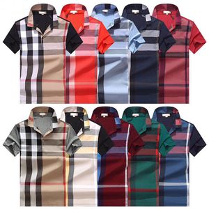 Sommarmärke kläder lyxdesigner polo skjortor män avslappnad mode orm bin tryck broderi t shirt high street mens s