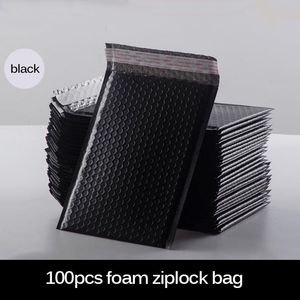 Wholesale seal bubble wrap resale online - Gift Wrap Black Foam Envelope Bags Self Seal Mailers Padded Envelopes With Bubble Mailing Bag Packages