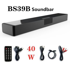 40W Big Power SoundBar Bluetooth Speaker Multifunktionell FM Hemmabio Musikcenter LED Display TV PC-dator Subwoofer