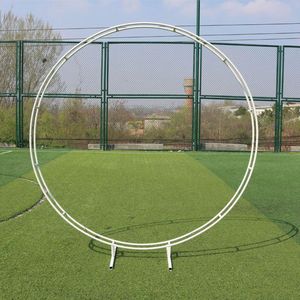 Party Decoration Iron Outdoor Circle Wedding Arch Marriage Backdrop Double Round Ring