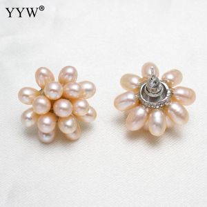 Stud Sale 2 Color Earrings Freshwater Pearl For Holiday Party Elegant Earring Wedding Banquet Female Gifts Jewellery