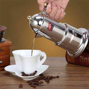 Moka Coffee Maker Haterable Cost Portable Espresso чайник из нержавеющей стали фильтр итальянский перколяторный инструмент 210423