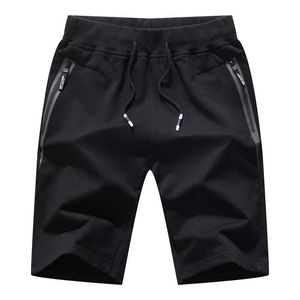 2021 Nowe szorty męskie hombres Pantalones Cortos Casual Summer Pure Bawełna Duże spodnie Casual Spodnie męskie Spodenki sportowe Krótkie Homme X0705